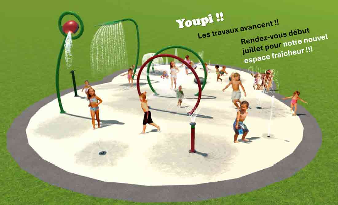 jeux d'eau camping isere